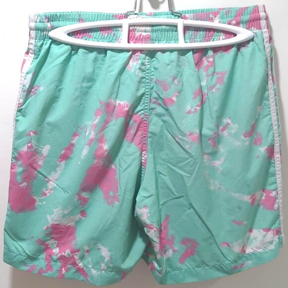 Adidas H48523 All Day I Dream About Tie-Dye Swim Shorts Men's Size S Primegreen - Picture 3 of 8